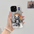 thumbnail image 2 of For iPhone 13 Pro 6.1 inch PC+TPU Case Panda Astronaut Colorful Shockproof Phone Cover Panda, 2 of 5