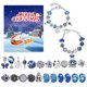 thumbnail image 1 of 1 juego de caja sorpresa para joyas navideñas con cuenta regresiva de Adviento, calendario de cuenta regresiva de Navidad de 24 días, kit para hacer joyas de bricolaje, regalo para niños,, 1 of 7