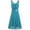 A2-Blue, variant on Fjofpr Womens Clothes Summer Dresses for Women Plus Size Cocktail Dresses Solid Round Neck Short Sleeve Formal High Waist Party Ball Prom Gown Dress