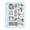 06, variant on Nails Art Stamping Plate 10 Pattern Holiday Designs Nails Template Stencils For International Market Salon Use