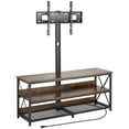 thumbnail image 1 of STAWAY Meuble TV 48 Pouces avec Support pour Téléviseurs 32-75 Pouces, Hauteur et Angle Réglables, Prise Électrique et Rangement, Assemblage Facile - Parfait pour Salon et Chambre, 1 of 9