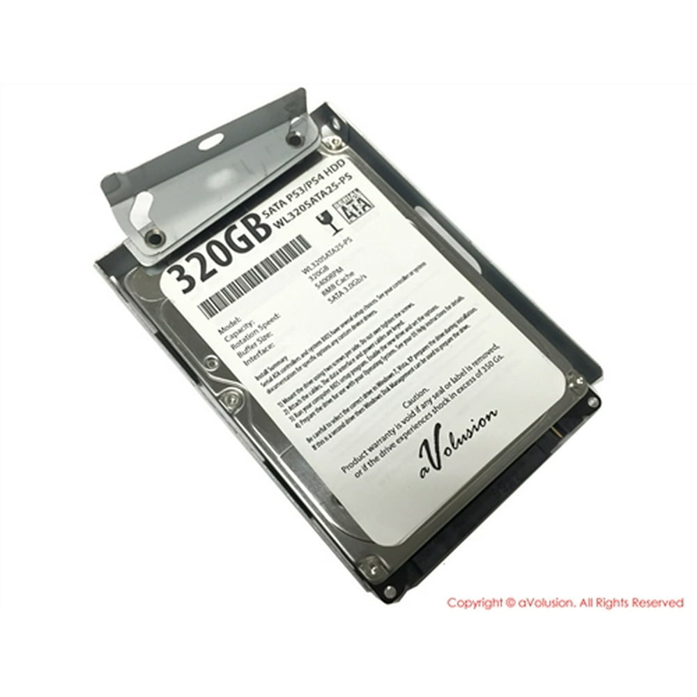 Avolusion 320GB 2.5" SATA (PS3) Playstation3 Hard Drive (PS3 Super Slim