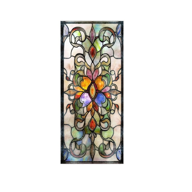 ERK 1Pcs Window Clings Decorative Stickers Removable Translucent Film For Home Glass