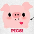 thumbnail image 3 of CafePress - Kawaii I Love Pigs Kids Light T Shirt - Light T-Shirt Kids XS-XL, 3 of 4