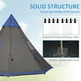 thumbnail image 6 of Outsunny 7-Person Camping Tent with Carrying Bag, 6 of 9