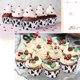 thumbnail image 3 of 300 Uds. Fundas para cupcakes con estampado de animales de vaca, tazas para hornear, magdalenas compatibles con bodas, cumpleaños, fiestas, Bab, 3 of 5