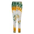 thumbnail image 7 of Endives Women's Yoga Pants Tie Dye Printed Fashion Casual Slim Yoga Leggings Fall Winter, 7 of 7
