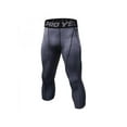 thumbnail image 1 of Men's Sports Compression 3/4 Pants Cool Dry Base Layer Active Tights, 1 of 2
