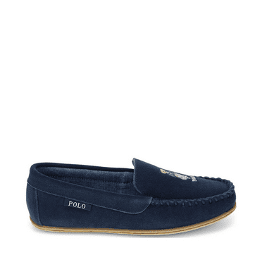 Womens Collins Twill Bear Moccasin by Polo Ralph Lauren - Navy
