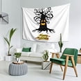 thumbnail image 2 of YFYANG Cute Halloween Haunted Tree Pattern Tapestry, Bedroom Dormitory Living Room Decoration Tapestrys Wall Hanging , 80 x 60 in, 2 of 8