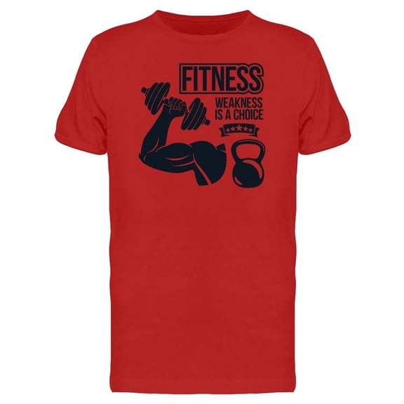 Fitness Weakness Dumbbell Tee Men's -Image by Shutterstock