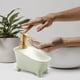 thumbnail image 1 of Dispensador de jabón con bomba, contenedor de jabón para manos, dispensador de líquido, champú, gel de baño, contenedor de ducha para cocina, encimera blanco Macarena Dispensador de jabón, 1 of 8