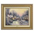 thumbnail image 1 of Thomas Kinkade Village Christmas - Canvas Classic (Gold Frame), 1 of 1