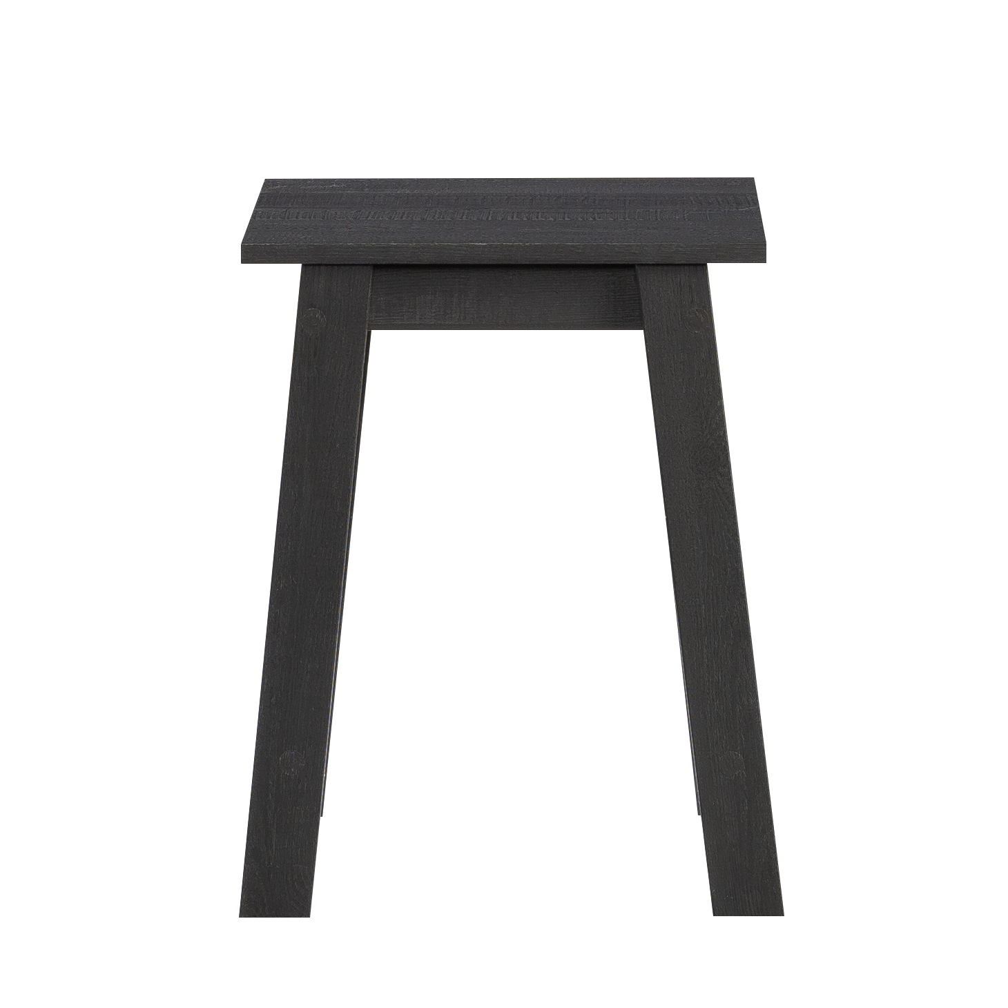 Mainstays Small Square Side Table, Black Finish photo 2