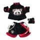 thumbnail image 4 of Ropa para muñeca bebé 1:12 Hugo Vestido Negro, 4 of 8