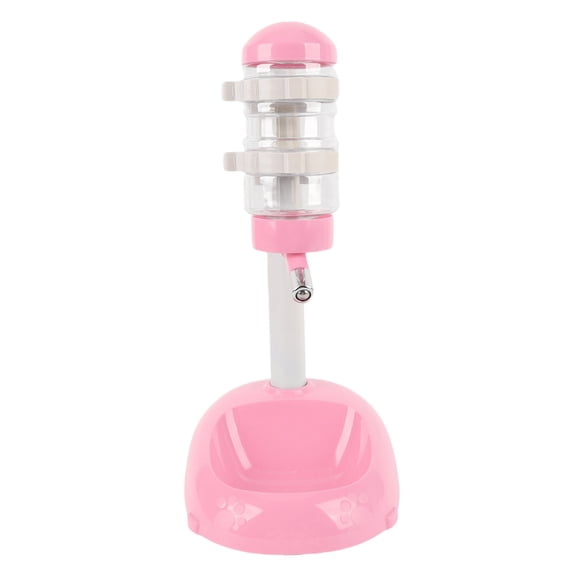 Pet Standing Water Dispenser Bowl, 500ml Small Dog Cat Feeding Water Bowl, Height Adjustable Water Food Feeder Bottle for Pets Cats Dogs Puppy Kitten Rabbits