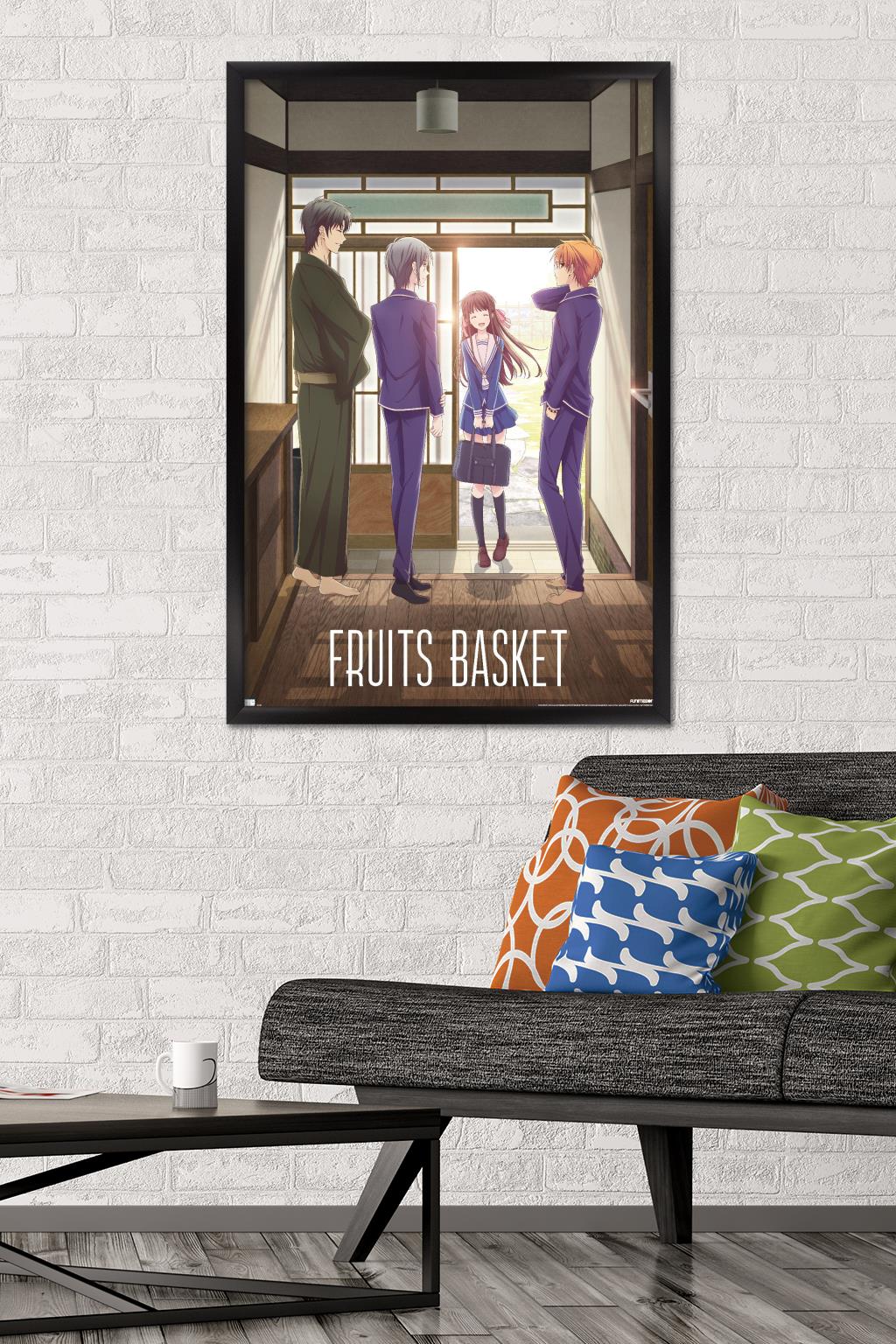 Fruits Basket - Teaser Protagonists Wall Poster, 22.375" x 34" Framed
