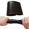 thumbnail image 5 of DIY Car Steering Wheel Cover With Needles Thread Black/Red Leather, 5 of 9