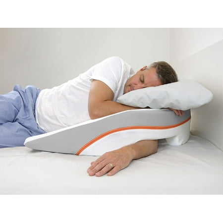 MedCline Advanced Positioning, No Slide Anti-Acid Reflux/Gerd Wedge Pillow for Benefits of Side Sleeping with Incline,