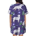 thumbnail image 4 of Womens Pajama Sets With Pocket, Cute dog B Lounge Sets Short Sleeve Sleepwear PJ Sets for Women, 4 of 6