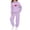Purple, variant on Auroural Kids Clothes Children's 2-Piece Set Girls 2 Piece Set Size 10-12 Children's Heart-shaped Print Long Hooded Sweatshirt And Leg Tied Sweatpants Casual Sports Two-piece Set For Kids