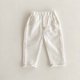 thumbnail image 4 of Cowsor Toddler Little Kids Barrel Jeans Kids Casual Denim Joggers Soft Relax Fit Ankle Length Trousers, 4 of 6