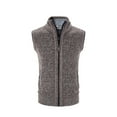 thumbnail image 2 of Leutsin 2021 Autumn And Winter Plus Fleece Jacket Men's Sweater Stand Collar Cardigan, 2 of 5