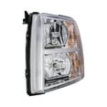thumbnail image 4 of KarParts360 For Chevy Silverado 3500 2007-2013 Headlight Driver Side | Clear Lens | Plastic Material | 12.8 Volts Direct Current | With Bulbs | Replacement For 15912783, 22853027, 4 of 5