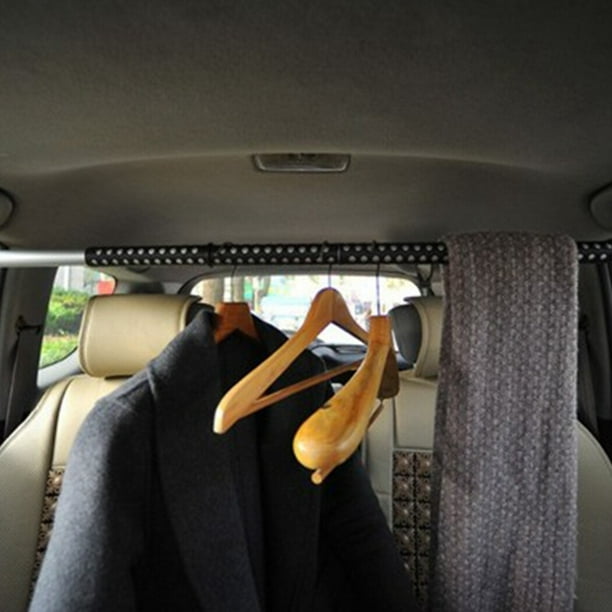 Car Clothes Hanger Bar Telescoping Iron Car Clothes Rack Vehicle Clothing Rack Walmart