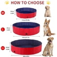 thumbnail image 2 of Foldable Dog Pool, Slip-Resistant Kiddie Pool, Portable PVC Pet Dog Swimming Pool, Plastic Kiddie Pool for Kids, Dog Pet Bath Pool for Small to Large Dogs, 2 of 9