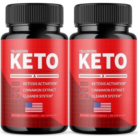 (2 Pack) Truuburn Keto Diet Pills with Truuburn Keto Advanced Formula True Burn Tablets for Appetite Control & Suppressants (120 Capsules)