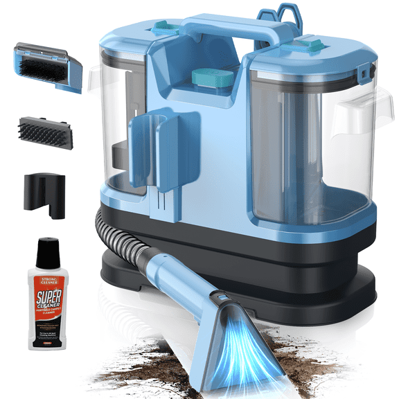 VACFORE Carpet Cleaner Machine - Upholstery, Portable Spot and Stain Cleaner, Deep Cleaning for Pet Stain, Couch, Stair, Car Seat, Mattress and Carpet