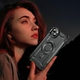 thumbnail image 7 of for iPhone 15 Case Magnetic with Camera Ring Kickstand, Slim Shockproof Military Protecive Wireless Charging Phone Cover Case Compatible with iPhone 15, Gray, 7 of 7