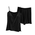 thumbnail image 5 of yillto Womens Cami Pajama Sets 2 Piece Cute Pjs Soft Tank Top Elastic Waist Shorts with Pocket Camisole Lounge Set, 5 of 7