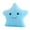 Sky Blue, variant on Colorful Five-pointed Star Luminous Glowing,Soft Plush Children Cute Toy for Christmas Gifts
