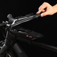 thumbnail image 3 of Bolsa impermeable para bicicleta Sunnimix Bolsa para teléfono 6.5 Negro, 3 of 8