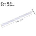 thumbnail image 2 of Unique Bargains FFC Cable 0.5mm Pitch 40 Pin 300mm Flat Ribbon Cable for LCD Screen B Type 2 Pack, 2 of 6