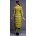 thumbnail image 4 of Bimba Printed Button Down Straight Tunic Dresses For Women Kurti Small, 4 of 6