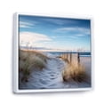 thumbnail image 2 of Designart "The Path Leading to the Beach II" Nautical & Beach Floater Framed Canvas Wall Art, 2 of 7
