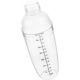 thumbnail image 1 of BESTYASH Shaker Cup Para Cócteles En Resina Transparente Con Agarre Suave Y, 1 of 8