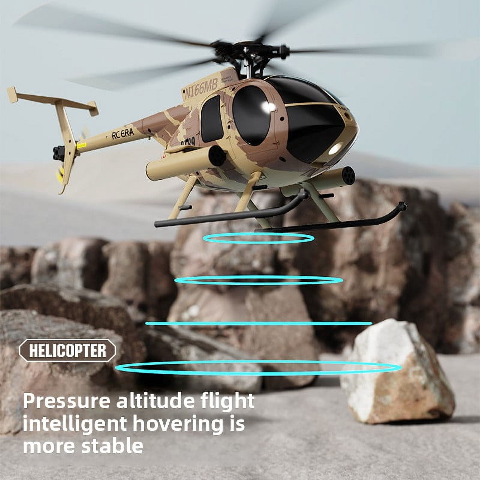 C189 Bird-Scale RC Helicopter - 200M Range, Auto Hover, Crash Resistant, 10 Min Flight, Beginner Friendly with 2.4G Remote