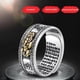 thumbnail image 3 of Pixiu Budista Corazón Sutra Anillo Para Hombres Mujeres Feng Shui Anillo Apertura Ajustable Mantra Amuleto Riqueza Anillo De La Suerte Regalo 99 Plata sonducket AP005478-00, 3 of 6