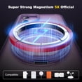 thumbnail image 4 of for Samsung Galaxy S24 Case with 360°Rotatable Magnetic Ring Stand, Compatible with Mag-Safe [Military Grade Drop Protection] Translucent Slim Phone Case for Samsung Galaxy S24,6.2",Purple, 4 of 14