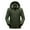 Green, variant on Dovford Men's Rain Jacket Water Resistant Shell Jacket Hooded Lightweight Breathable Hiking Windbreaker with Pockets