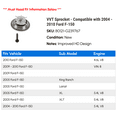 thumbnail image 2 of VVT Sprocket - Compatible with 2004 - 2010 Ford F-150 - Dorman, 2 of 2