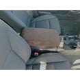 thumbnail image 2 of Auto Console Covers- Fits the Subaru Outback 2015-2019 Center Console Armrest Cover Fleece Fabric (Brown), 2 of 4