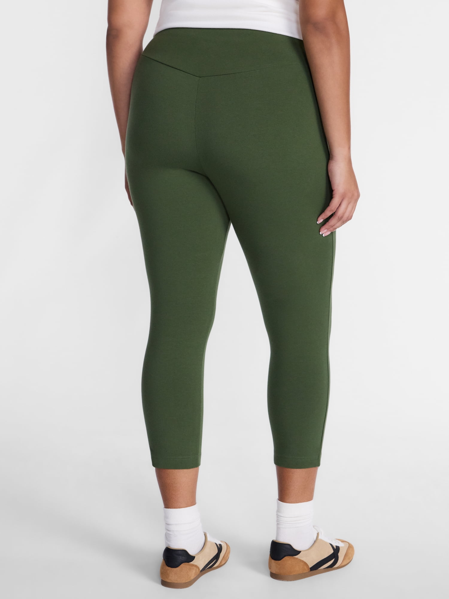Terra & Sky Women's Plus Capri Legging, Sizes 0X-5X