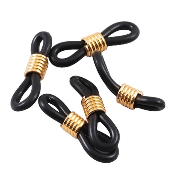 50 piezas de extremos de cadena de gafas Hugo Negro dorado