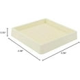 thumbnail image 4 of 3x3 Inch Square Rubber Caster Cups, 4Pcs Non-Slip Furniture Floor Pads Beige, Anti-Slide Gripper Protectors for Chair, Bed, Couch Legs on Hardwood & Tile$$Tools & Hardware Other, 4 of 8
