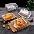thumbnail image 7 of Knowbie 40Pack 5 * 4in Small Disposable Aluminum Pan with Lid, 1lb Capacity Aluminum Foil Food Containers with Strong Seal for Carry Out, 7 of 7